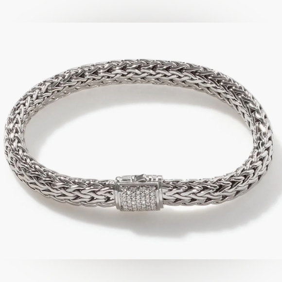 John Hardy Silver Woven Bracelet - Picture 5 of 5